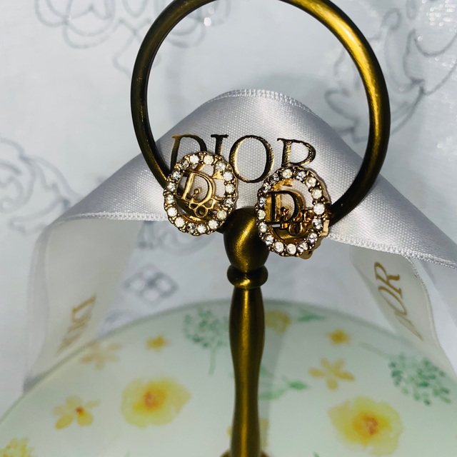 Christian Dior - 最終お値引 希少 ディオール イヤリング 正規品 金 ゴールド
