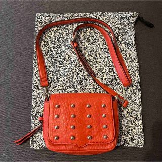 レベッカミンコフ(Rebecca Minkoff)の【ほぼ未使用】レベッカミンコフ　ショルダーバッグ　赤　(ショルダーバッグ)