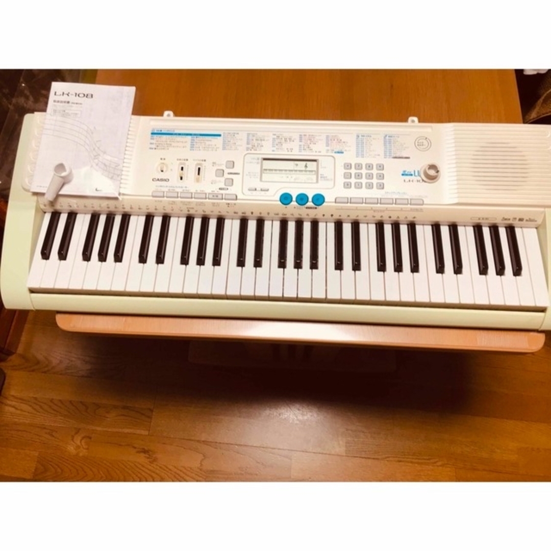 CASIO(カシオ)のカシオ電子ピアノLK＿108光鍵盤 楽器の鍵盤楽器(電子ピアノ)の商品写真