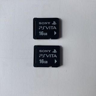 プレイステーションヴィータ(PlayStation Vita)のPSVITA  メモリーカード  16GB×2(その他)