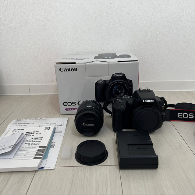 Canon - Canon EOS KISS X10 レンズキット 黒