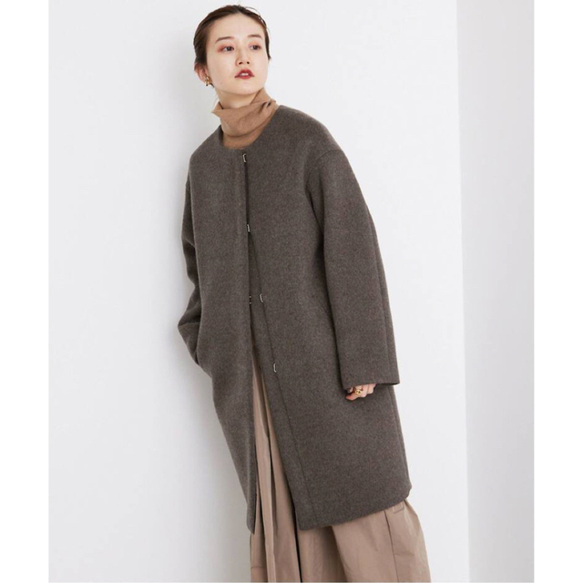 スタイルズ(STYLES) 新品 IENA イエナ ラムウールノーカラーコート