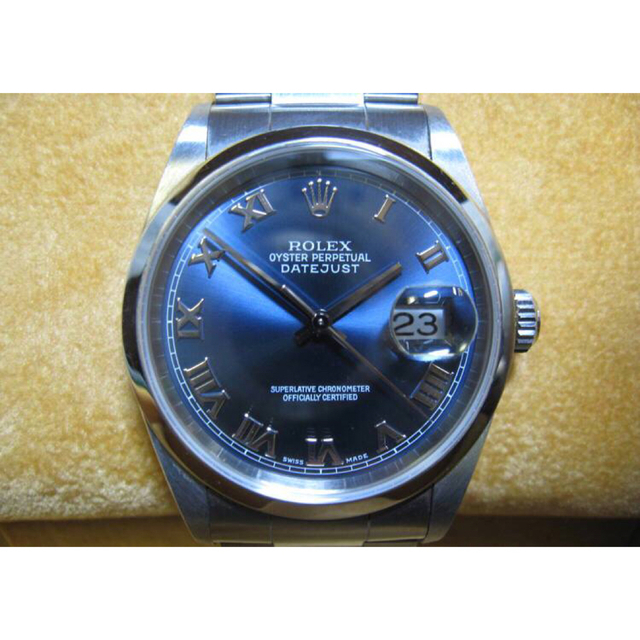 ROLEX ロレックス デイトジャスト 自動巻き Ref.16200 ブルー