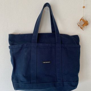 マリメッコ(marimekko)のmarimekko マリメッコ　キャンバストートバッグ　ネイビー(トートバッグ)