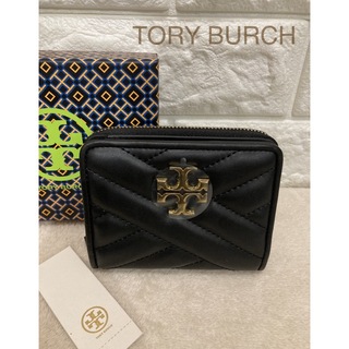 Tory Burch - 新品✩トリーバーチ Tory Burch　キラフェブロン折り財布 黒
