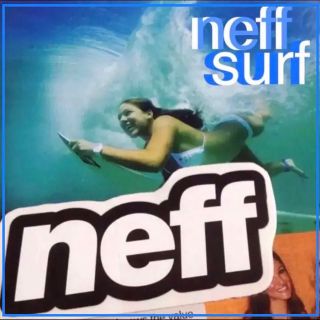 ネフ(Neff)のNEFFネフヘッドウエアUS限定非売品BOXクリアベースロゴステッカー(サーフィン)