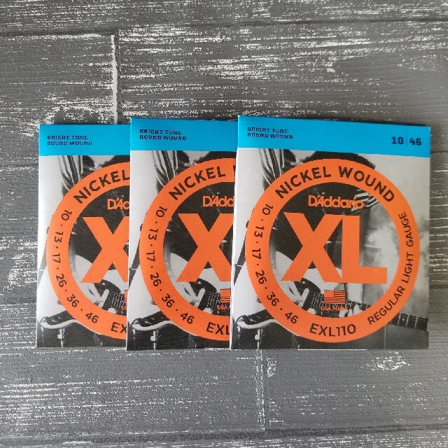 新品　D'Addario ダダリオ エレキギター弦 EXL110 楽器のギター(弦)の商品写真