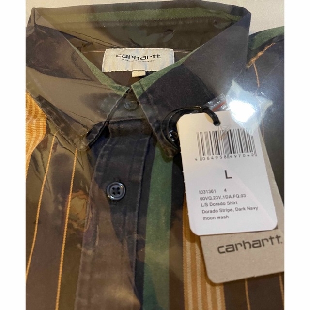 carhartt(カーハート)の カーハートL/S DORADO SHIRT - Dorado Stripe メンズのトップス(シャツ)の商品写真