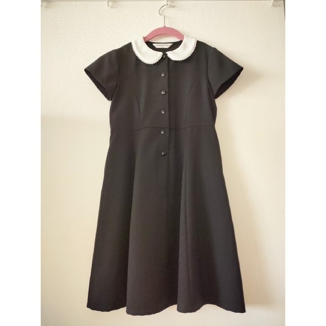 Chopin 女児 黒ワンピース 140 キッズ/ベビー/マタニティのキッズ服女の子用(90cm~)(ワンピース)の商品写真