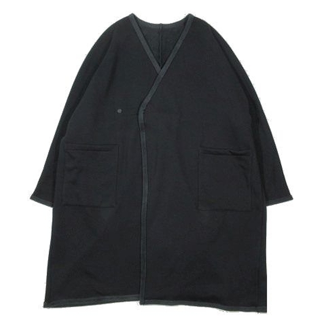 バジュラ bajra ボンバーヒート ビッグ カーディガン コート 0 黒