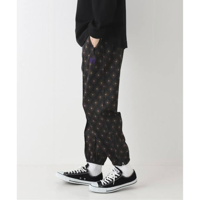 パンツNeedles Zipped Track Pant-Poly Jq Black