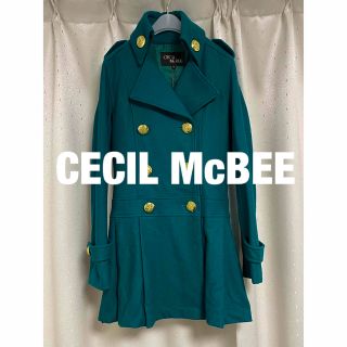 セシルマクビー(CECIL McBEE)のCECIL Mc BEE  ワンピースコート Mサイズ  グリーン(その他)