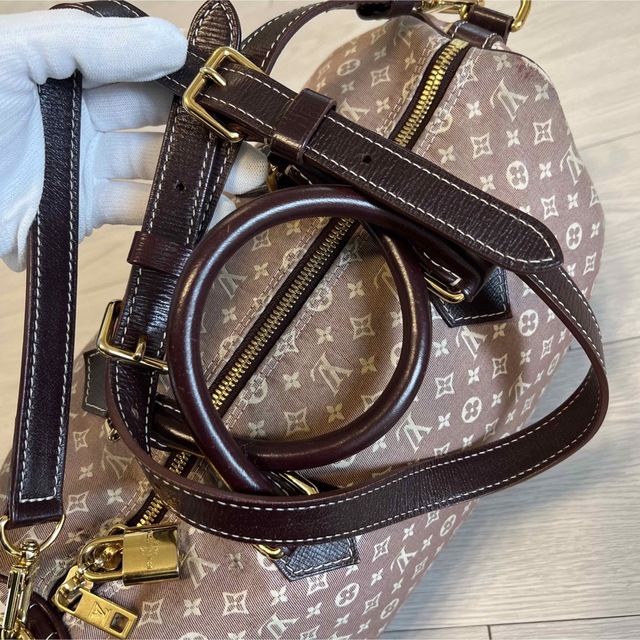 LOUIS VUITTON ヴィトン イディール スピーディ 30 セピアバッグ