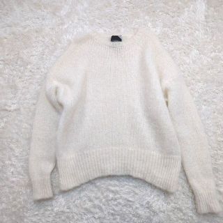 web限定 ATON MOHAIR SHAGGY クルーネックセーター
