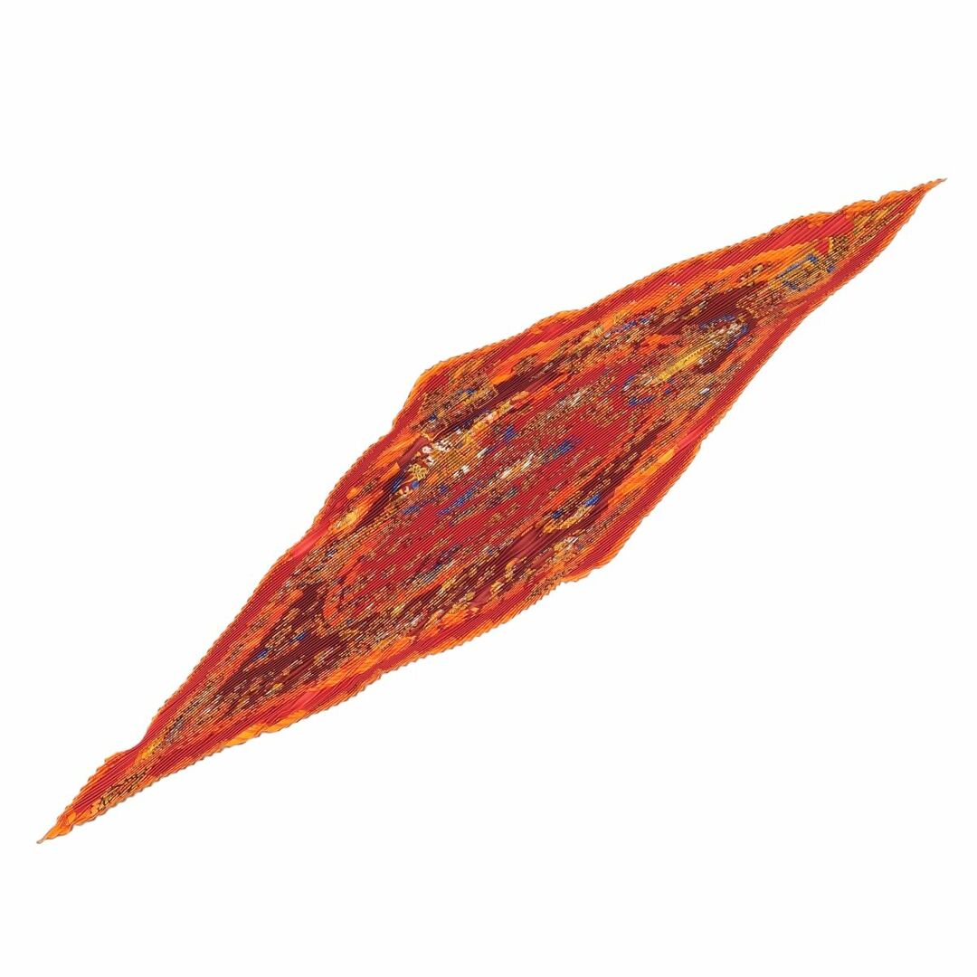 美品 エルメス HERMES スカーフ ストール プリーツ カレ プリセ ASTRES et SOLEILS 天体と太陽 レディース シルク 総柄 マルチカラー