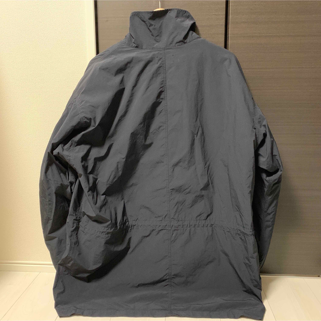 ATON(エイトン)のATON AIR VENTILE SHORT MODS COAT NAVY メンズのジャケット/アウター(モッズコート)の商品写真