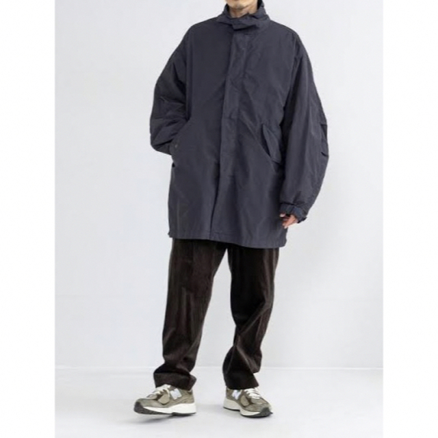 ATON - ATON AIR VENTILE SHORT MODS COAT NAVYの通販 by DEPTH's shop