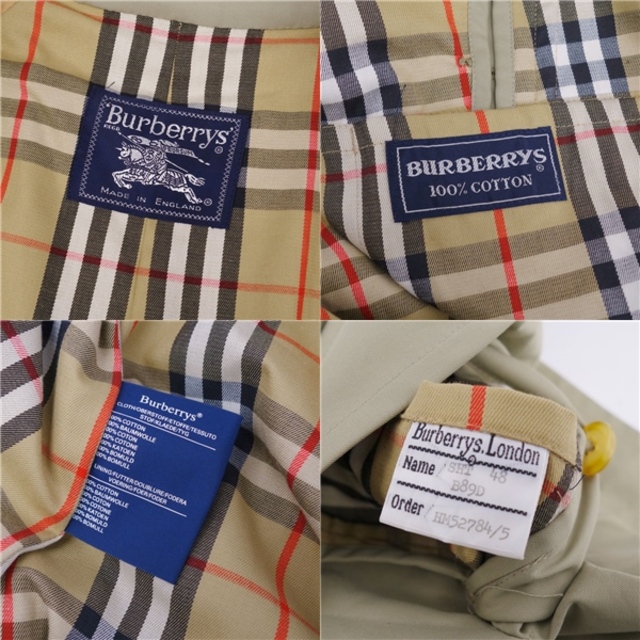 BURBERRY   極美品 Vintage バーバリー Burberrys コート 英国製