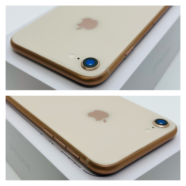 美品 100% iPhone 8 Gold 256 GB SIMフリー 本体 【即日発送】 www
