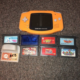 ゲームボーイアドバンス(ゲームボーイアドバンス)のGBA ゲームボーイアドバンス　本体ソフトセット(携帯用ゲーム機本体)