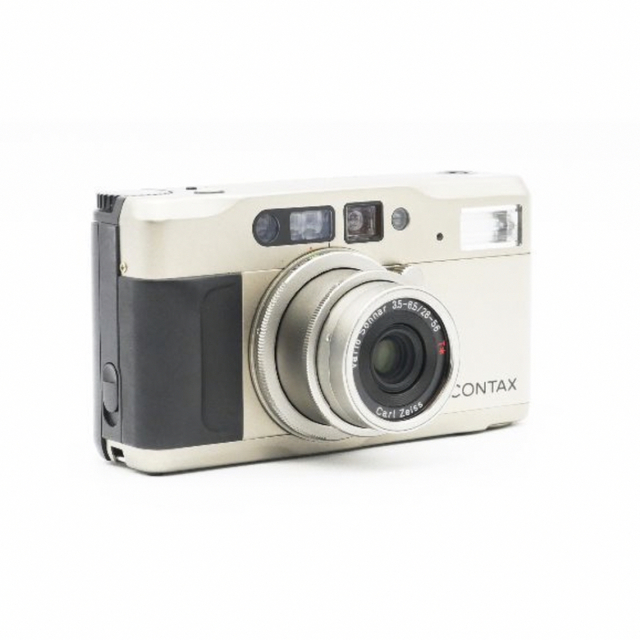 京セラ(キョウセラ)の【純正フード・フィルター・キャップ付き】 コンタックス CONTAX TVS スマホ/家電/カメラのカメラ(フィルムカメラ)の商品写真