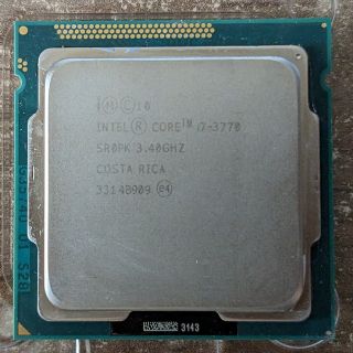 CPU Intel core i7-3770　LGA1155ソケット(PCパーツ)