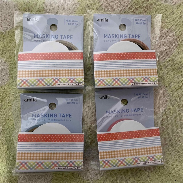 セリア マスキングテープ117 インテリア/住まい/日用品の文房具(テープ/マスキングテープ)の商品写真