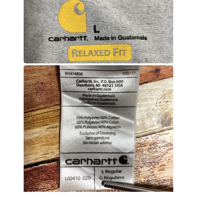 carhartt(カーハート)のカーハート ビックサイズ ポケット ロゴタグ 半袖 Tシャツ XLサイズ メンズのトップス(Tシャツ/カットソー(半袖/袖なし))の商品写真
