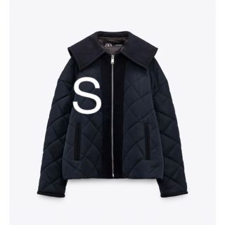 ザラ(ZARA)の新品 未使用 ZARA  ザラ コントラストパフジャケット S  ジャケット(ブルゾン)