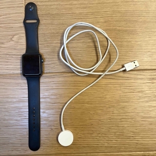 アップルウォッチ(Apple Watch)のアップルウォッチ　series3 42mm ジャンク品(腕時計(デジタル))