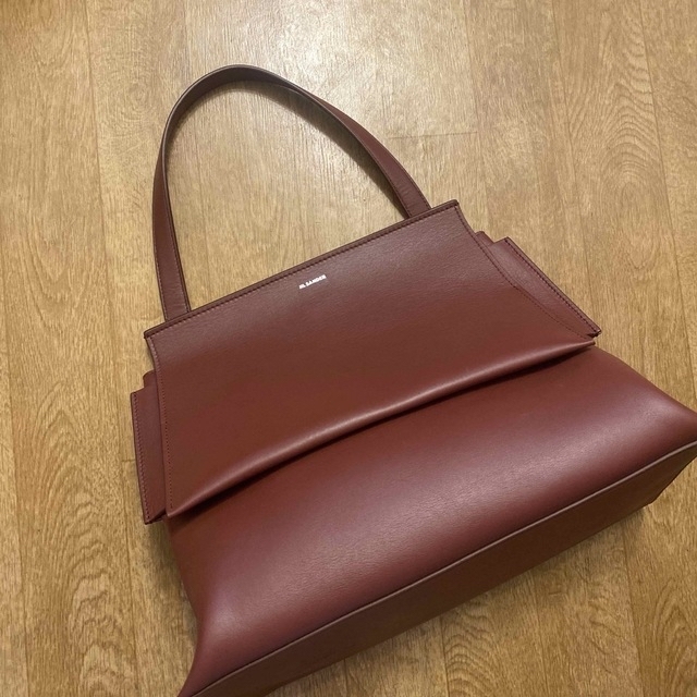一部予約!】 Jil Sander - 20万 新品 ジルサンダー ボルドー レザー