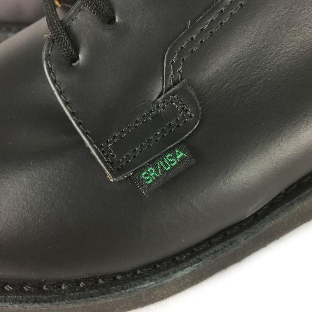 レッドウイングシューズ レザー(Dワイズ/US8/26.0cm)黒 211003