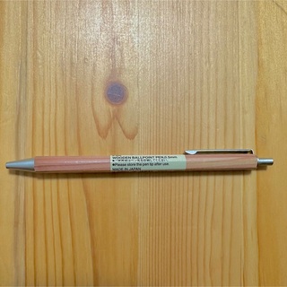 ムジルシリョウヒン(MUJI (無印良品))の無印良品　木軸六角ボールペン ナチュラル0.5mm(ペン/マーカー)