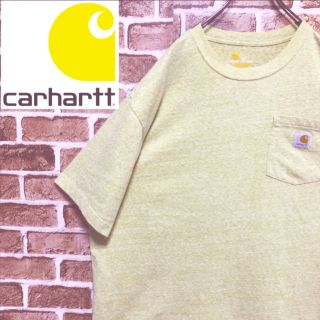 カーハート(carhartt)の希少 カーハート ビックサイズ ポケットロゴタグ 半袖 Tシャツ3XLサイズ美品(Tシャツ/カットソー(半袖/袖なし))