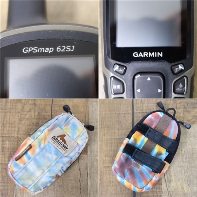 ガーミン GARMIN GPS map 62SJ マップ 地図 ケース付き ナビゲーター 登山 バックカントリー アウトドア