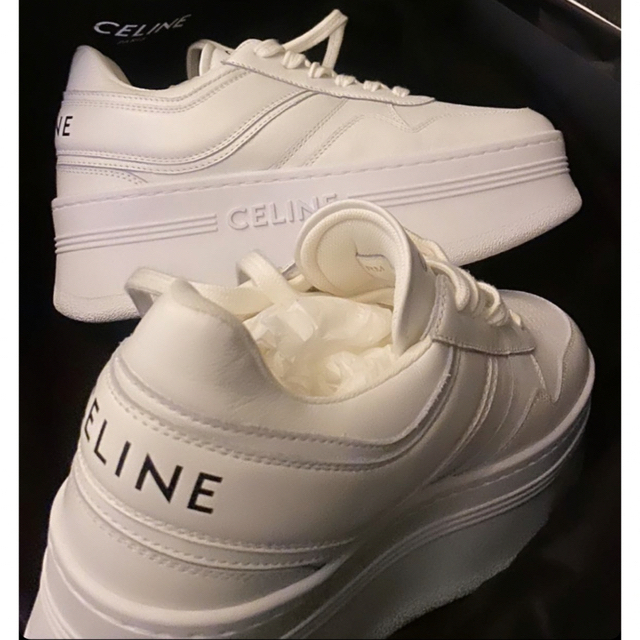 厚底 箱付 Celine セリーヌスニーカー レディース