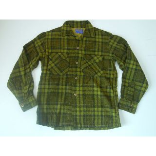 ペンドルトン(PENDLETON)のjj5 60's PENDLETON　ペンドルトン チェック柄ウール 長袖ボード(Tシャツ/カットソー(七分/長袖))