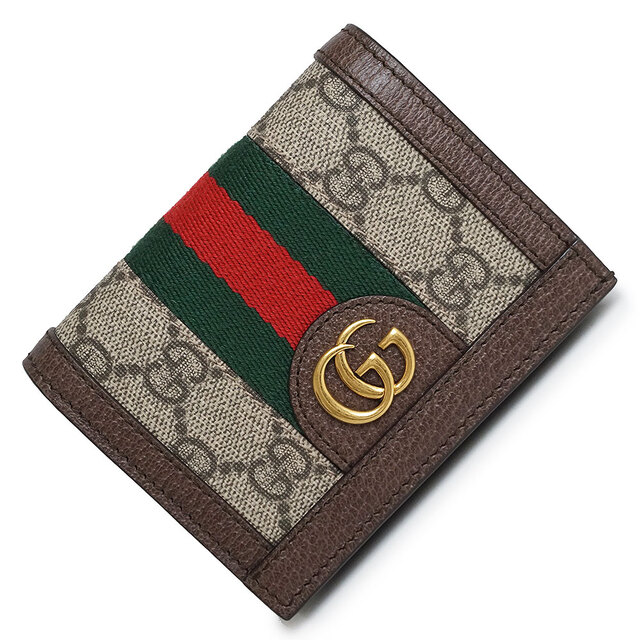 SALE/85%OFF】 グッチ GUCCI 折り財布 本革 レザー 茶色 ブラウン GG