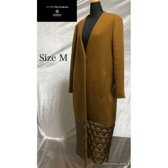 ナノユニバース×西川ダウン×蛯原友里トリプルコラボ ロングコート