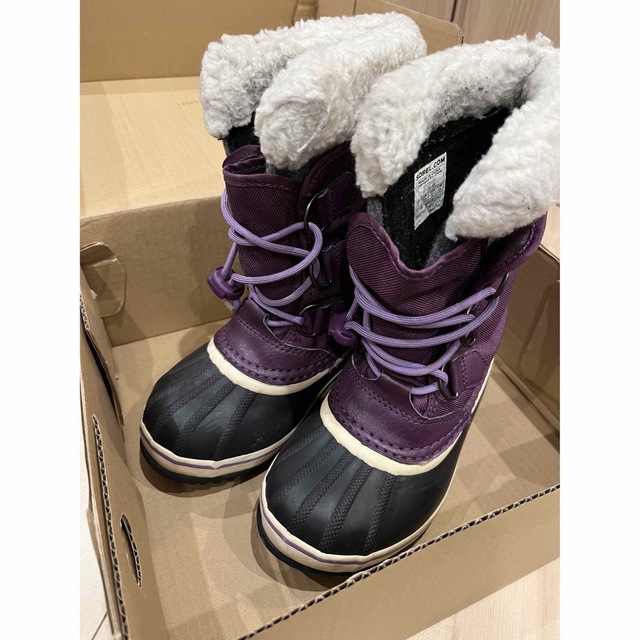 SOREL(ソレル)のソレル　ユートパックナイロン キッズ/ベビー/マタニティのキッズ靴/シューズ(15cm~)(ブーツ)の商品写真