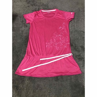 リーボック(Reebok)のリーボック　速乾Ｔシャツ　ピンク　レディース(Tシャツ(半袖/袖なし))