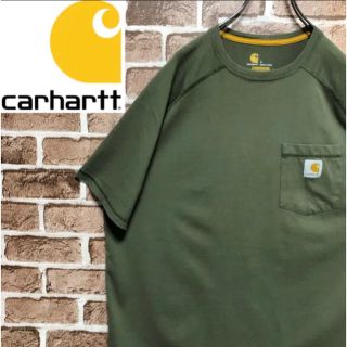 カーハート(carhartt)の希少 カーハート ビックサイズ ポケット ロゴタグ 半袖 Tシャツ XLサイズ(Tシャツ/カットソー(半袖/袖なし))