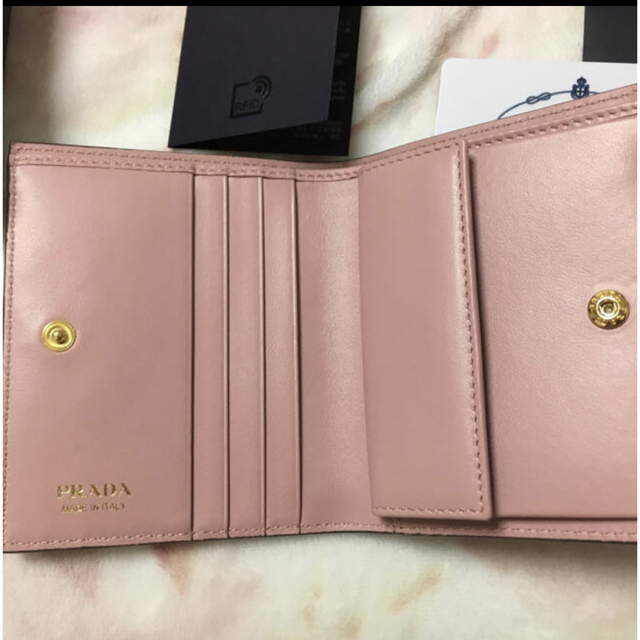 プラダ 折り財布 バイカラー カーフスキン # lahza.jp