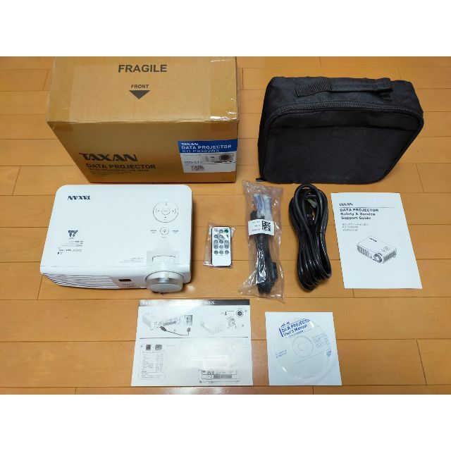 TAXAN データプロジェクター 3000lm 短焦点 WXGAリアル表示 1.9kg DLP方式 KG-PS303WX