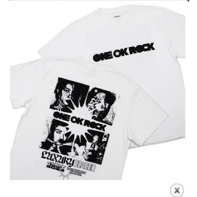 ONE OK ROCK 2023 ドームツアー　Tシャツ-B 白　Ｌ