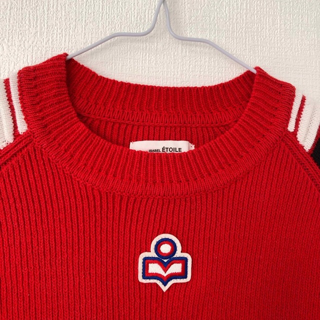 Isabel Marant(イザベルマラン)のIsabel Marant Wool Sweater 赤いセーター 新品、未使用 レディースのトップス(ニット/セーター)の商品写真