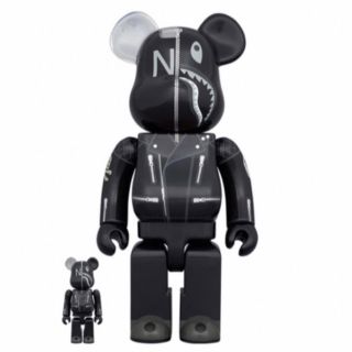 ベアブリック(BE@RBRICK)のBE@RBRICK BAPE × NEIGHBORHOOD 100%&400%(フィギュア)