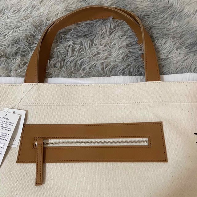 新品・タグ付き♡完売品⭐︎LUDLOW ワイドキャンバストート 刺繍あり-