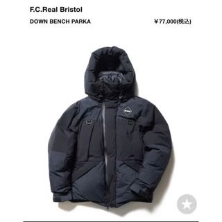 F.C.R.B. - LMS 黒バンダナ DOWN BENCH PARKA fcrb 22aw ダウンの通販 ...