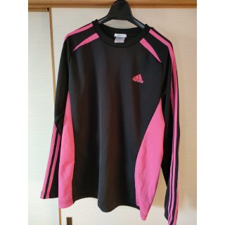 アディダス(adidas)のアディダス　ロンＴ　ピンク(カットソー(長袖/七分))